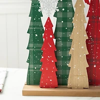Glitzhome® 23.5" Wooden Christmas Tree Table Décor
