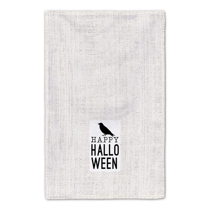 Happy Halloween Crow Tea Towel Set