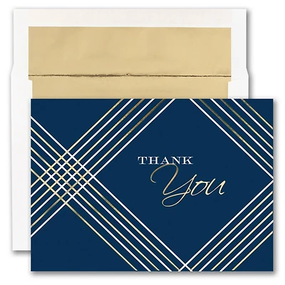 JAM Paper 5.625" x 7.875" Geometric Thank You Cards & Envelopes, 25ct.