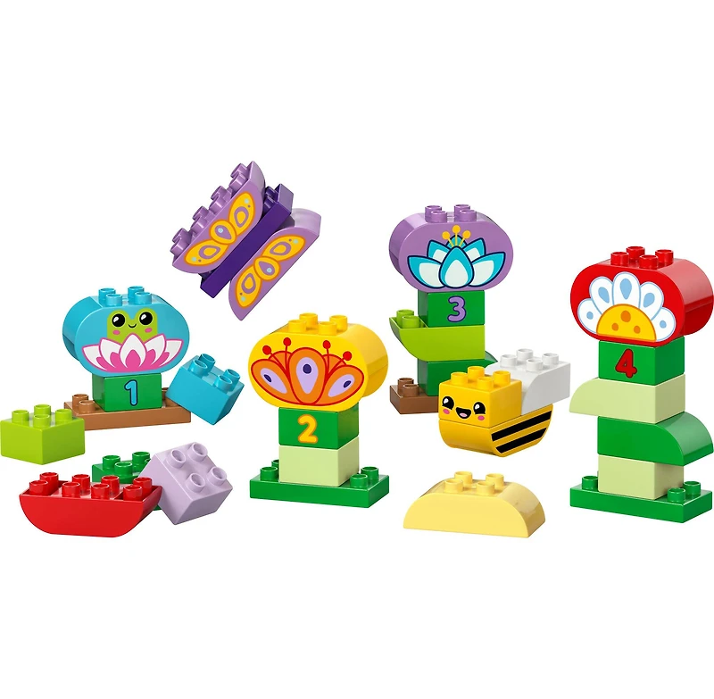 LEGO® DUPLO® Town Creative Garden & Flowers Color-Sorting Stacking Toy 10444