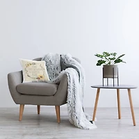 Stupell Industries Grateful Heart Botanical Bordered Phrase Throw Pillow, 18" x 18"