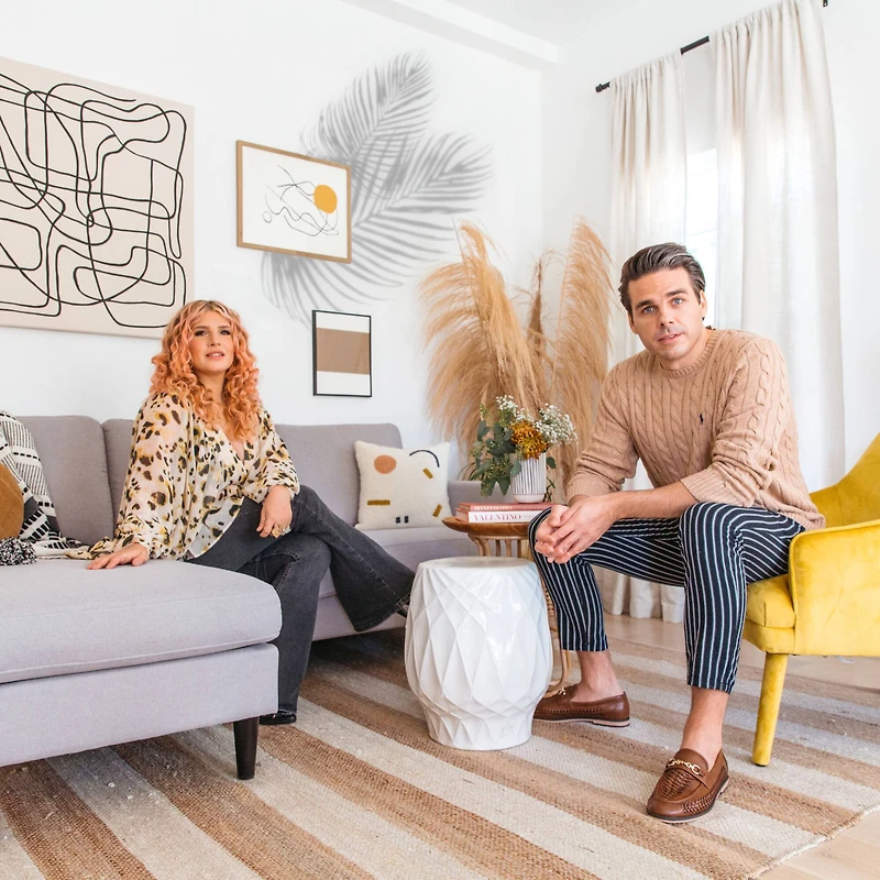 RoomMates Mr. Kate Tropical Shadow Palm Frond Peel & Stick Wall Decals