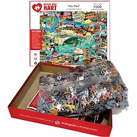 Hart Puzzles Key West by Kate Ward Thacker 1,000 Piece Jigsaw Puzzle