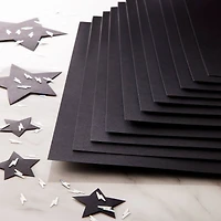 9 Packs: 100 ct. (900 total) Black 12" x 12" Cardstock Paper by Recollections™