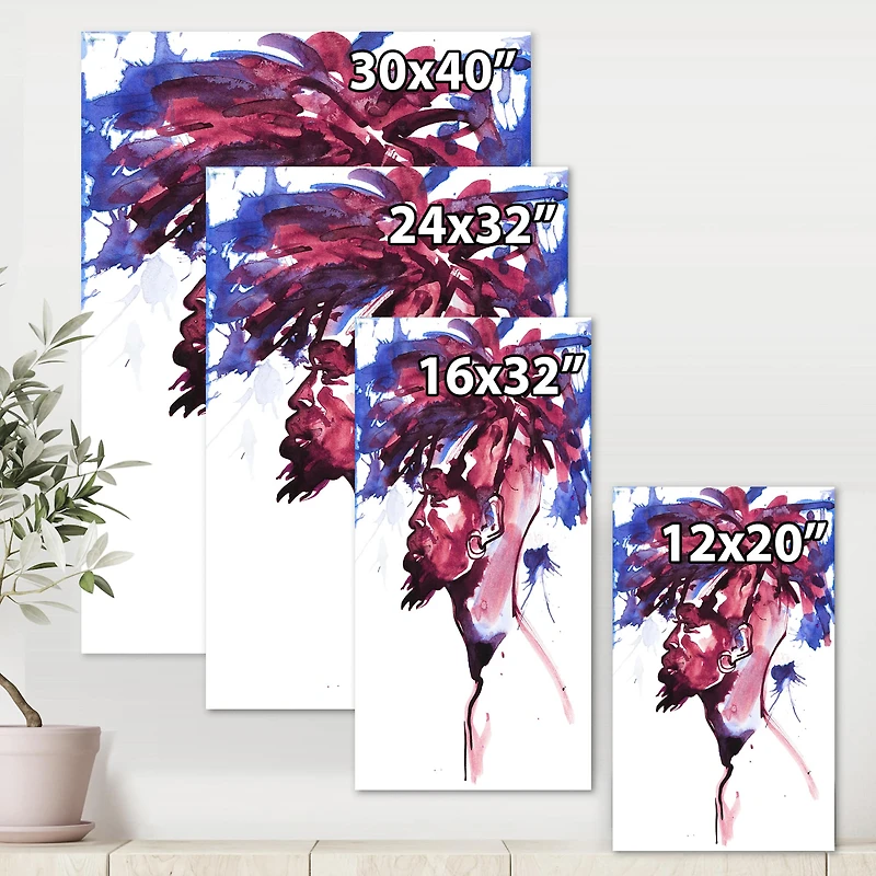 Designart - Handsome African Man Fashion Portrait of Young Guy