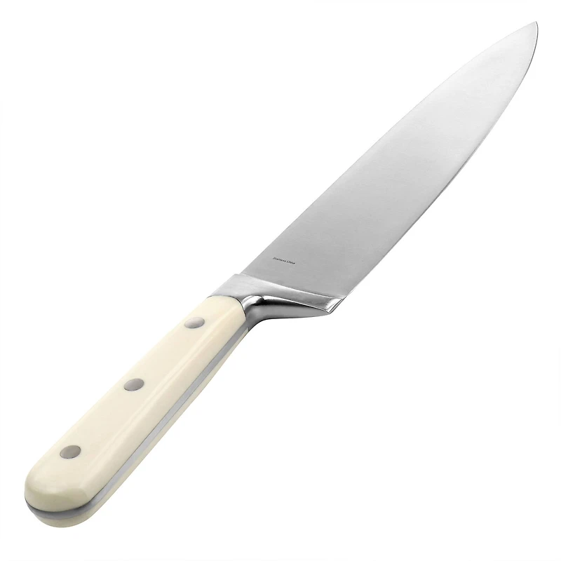 Martha Stewart Off White 8" Stainless Steel Chef Knife