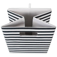 DII® 13" Black Pinstripe Storage Cube