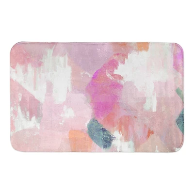 Funky Blush Misc. 34" x 21" Bath Mat