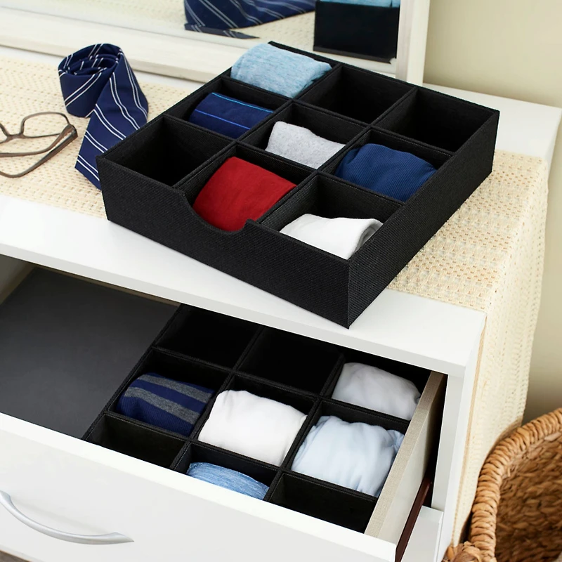 Household Essentials 9-Compartment Drawer Organizers