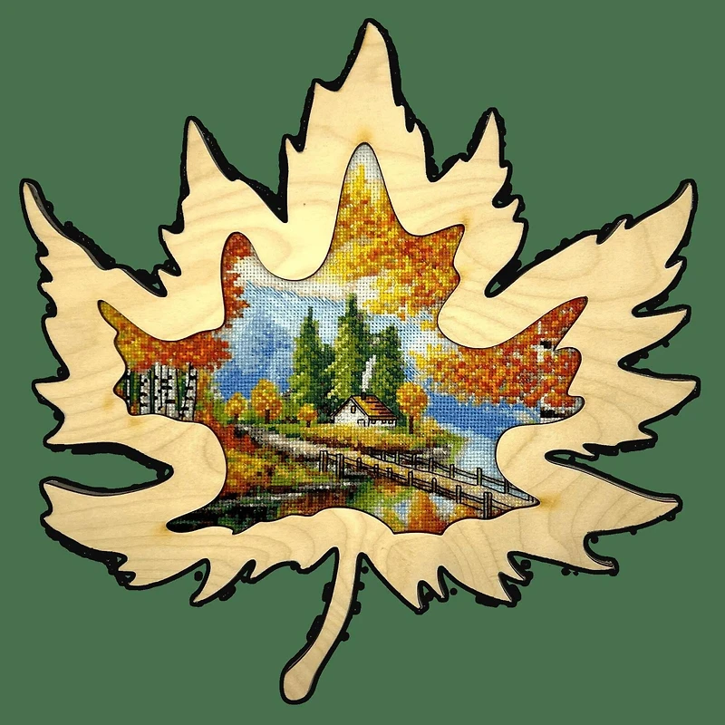 Abris Art Autumn Breath with Frame Counted Cross Stitch Kit