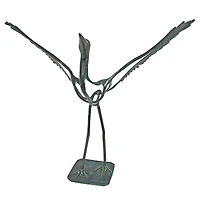 Design Toscano 26" Winged Salute to the Sun Bronze Statue