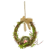 11" Bird’s Nest Twig Wall Décor