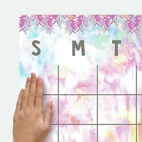 RoomMates Tie-Die Dry Erase Calendar Peel & Stick Wall Decal
