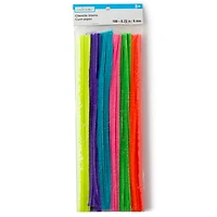 12 Packs: 100 ct. (1,200 total) Neon Chenille Pipe Cleaners by Creatology™