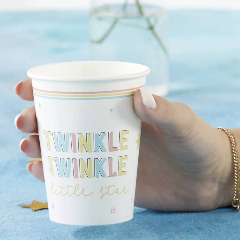 Kate Aspen® 8oz. Twinkle Twinkle Paper Cups, 16ct.