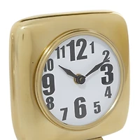 6" Contemporary Aluminum Clock Set