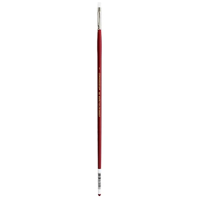 Connoisseur® White Taklon All Media Long Handle Bright Brush