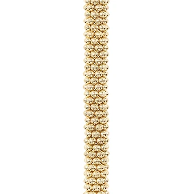 12 Pack: Gold Bump Metal Rondelle Beads, 8mm by Bead Landing™