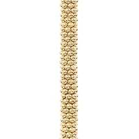 12 Pack:  Gold Bump Metal Rondelle Beads, 8mm by Bead Landing™