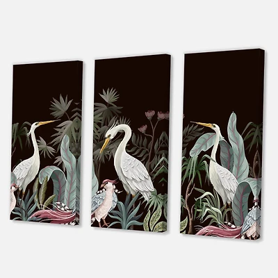 Designart - Chinoiserie With Birds and Peonies III