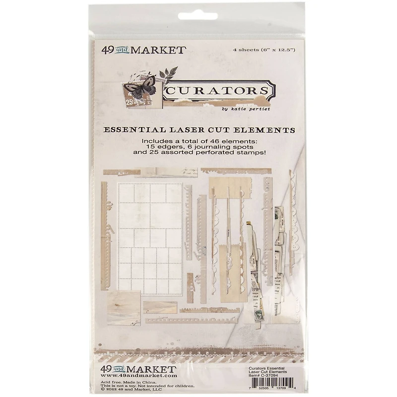 49 and Market Curators Essential Laser Cut Cardstock Elements