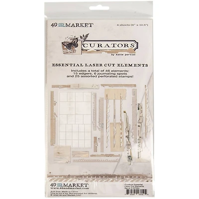 49 and Market Curators Essential Laser Cut Cardstock Elements