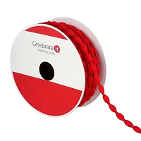 3/16" x 30ft. Red Pom Pom Trim Ribbon by Celebrate It®