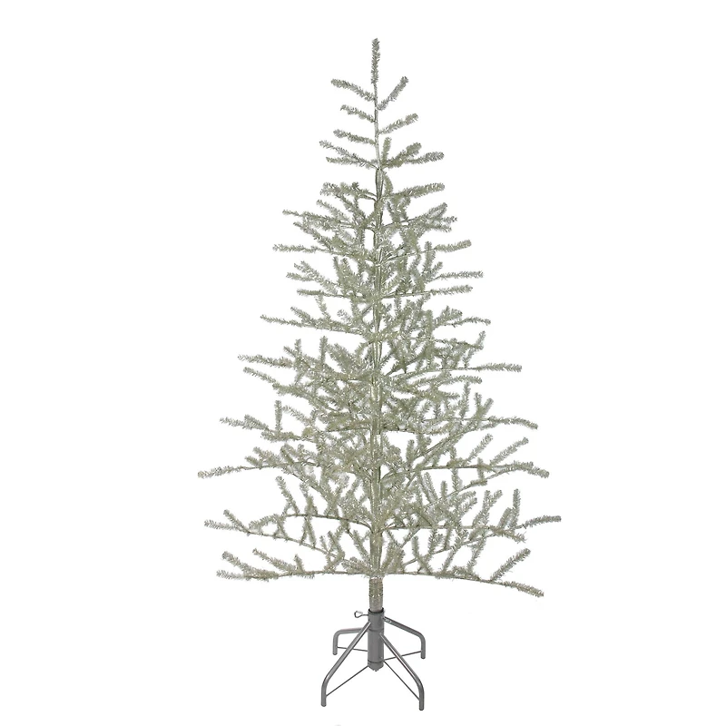 5ft. Unlit Champagne Tinsel Twig Artificial Christmas Tree