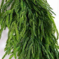 8ft. Artificial Real Touch Norfolk Island Pine Garland with Natural Look