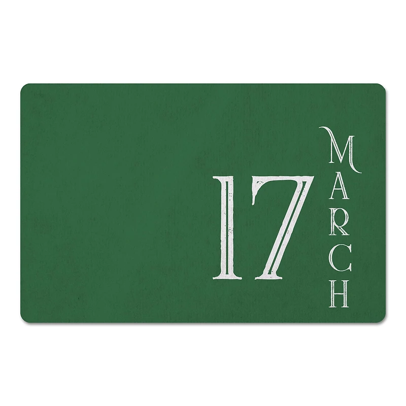March 17 18" x 27" Floor Mat