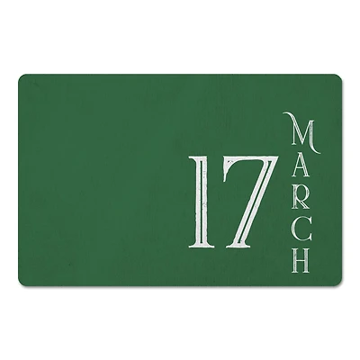 March 17 18" x 27" Floor Mat