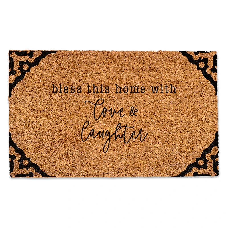 Bless this Home with Love & Laughter Door Mat