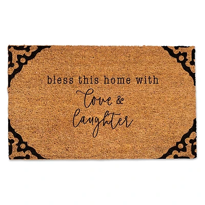 Bless this Home with Love & Laughter Door Mat