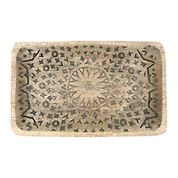 Hello Honey® Hand-Carved Mango Wood Tray