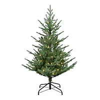 4.5ft. Pre-Lit Hillside Spruce Artificial Tree, Clear Lights