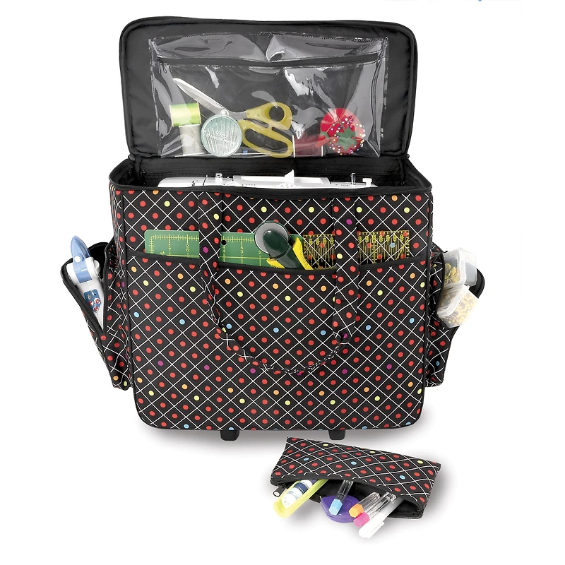 Dritz® 2-Wheel Rolling Sewing Machine Tote