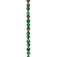 12 Pack: Green Dyed Faceted Tiger's Eye Beads, 6mm by Bead Landing™