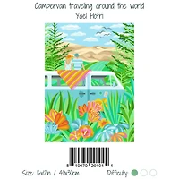 Winnie's Picks Campervan Traveling Around The World Adult Paint by Numbers Kit