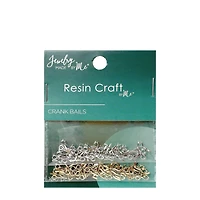Jewelry Made By Me Resin Craft Gold & Silver Crank Bails