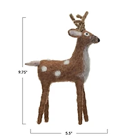 Hello Honey® 9.5" Wool Felt Standing Deer