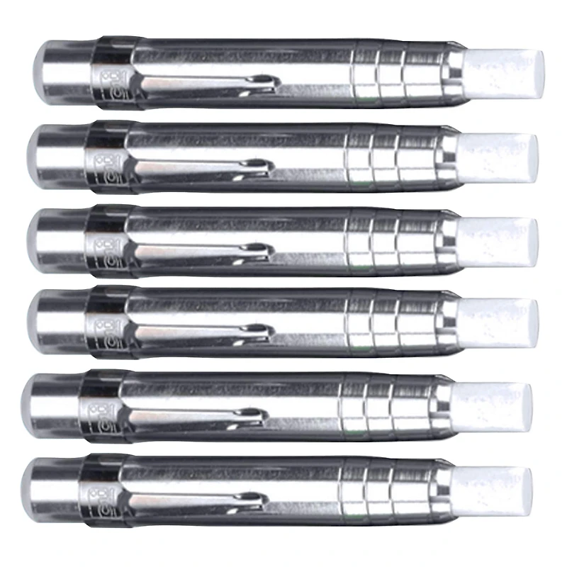 Charles Leonard Silver Aluminum Chalk Holder, 6ct.