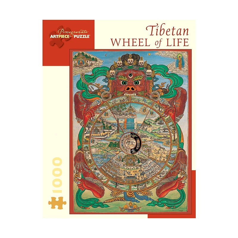 Pomegranate Artpiece Puzzle™ Tibetan Wheel of Life 1000 Piece Puzzle