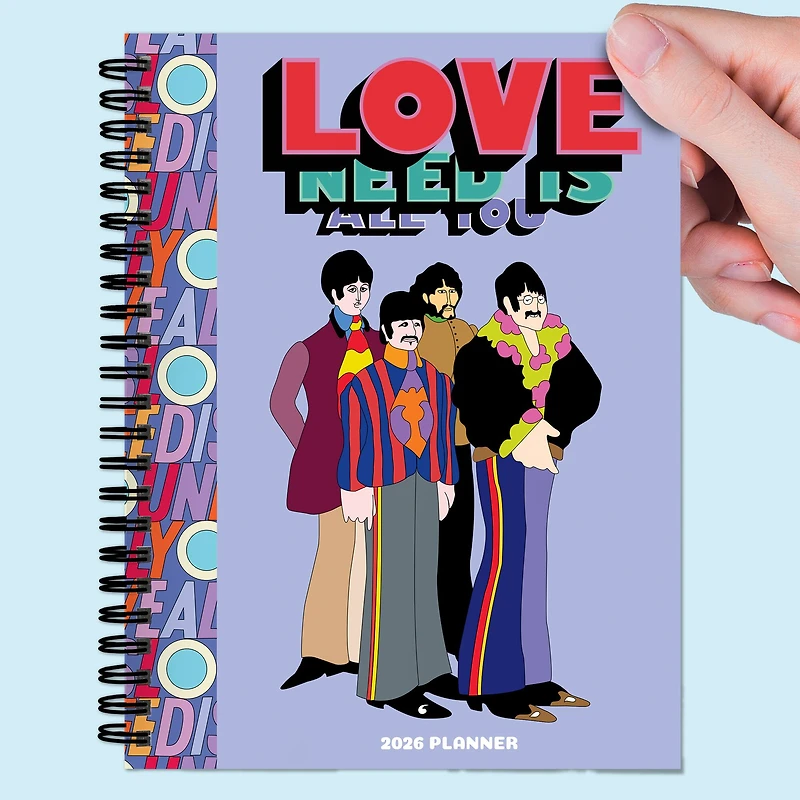 2026 All You Need is Love Medium Weekly Monthly Planner