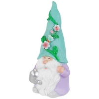 7.75" Happy Gardening Gnome with Watering Can Outdoor Garden Statue