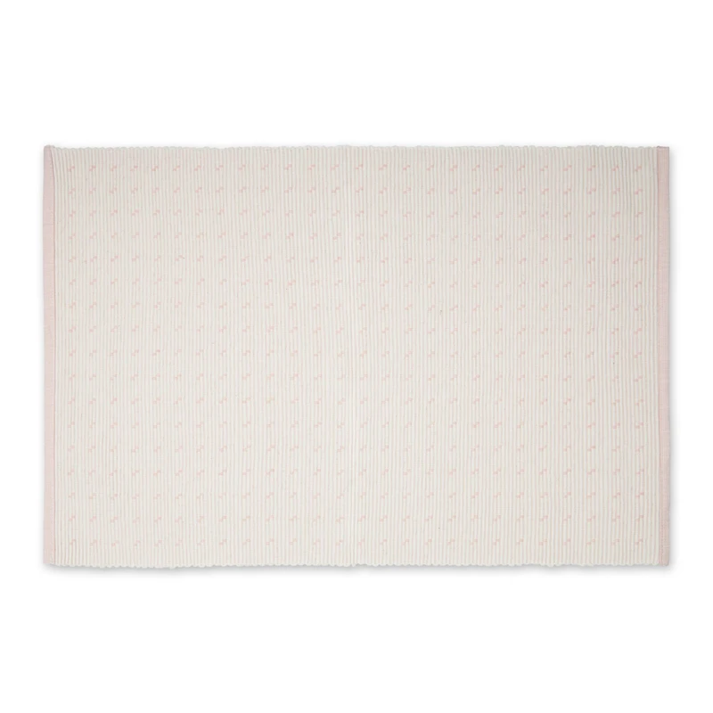 DII® Chintz Rose Dobby Dots Rib Placemat (Set of 6)