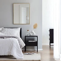 Habitat Laia 30" Golden Rectangular Wall Mirror