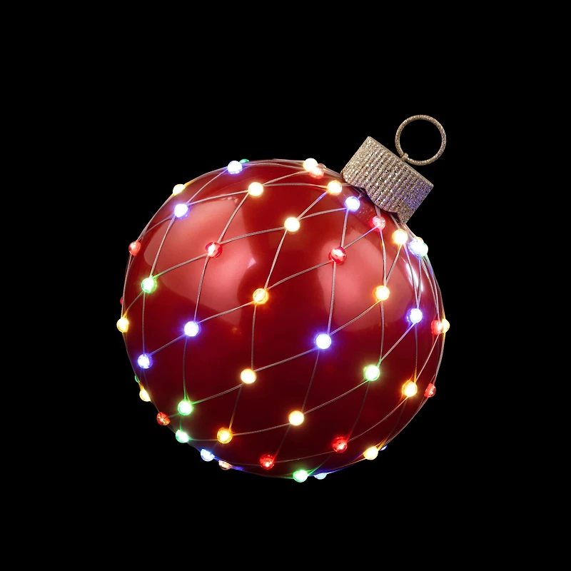 21" Red Outdoor Lightshow Ornament