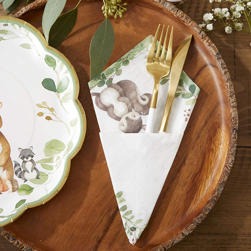 Kate Aspen® Woodland Baby 2 Ply Paper Napkins, 120ct.