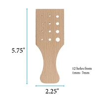 The Beadsmith® Wire Chain Drawplate, 6" x 2.25"