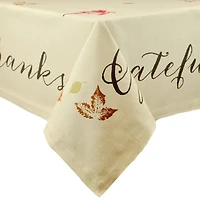 DII® 104" Rustic Leaves Print Tablecloth